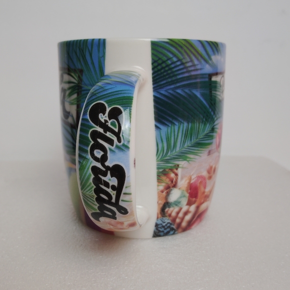 Florida Tropical Ceramic Coffee Mug ~ The Post Card Factory - Picture 2 of 9